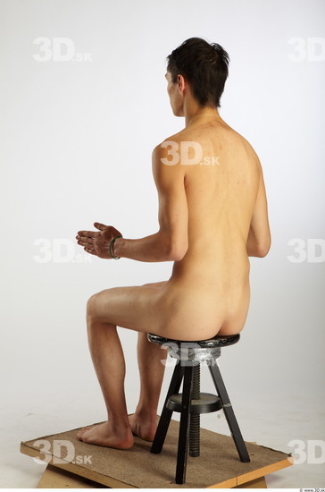 Whole Body Man Artistic poses Asian Nude Average Studio photo references