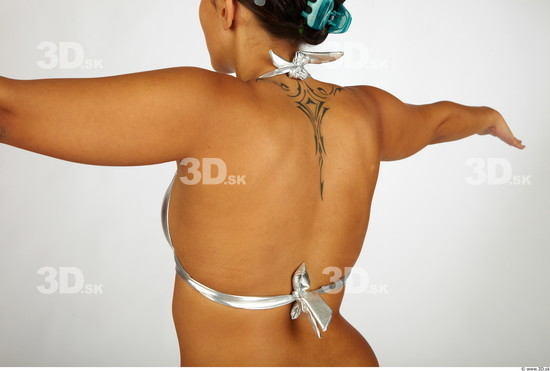 Upper Body Whole Body Woman Nude Underwear Bra Chubby Studio photo references