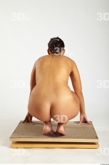 Whole Body Woman Nude Chubby Studio photo references