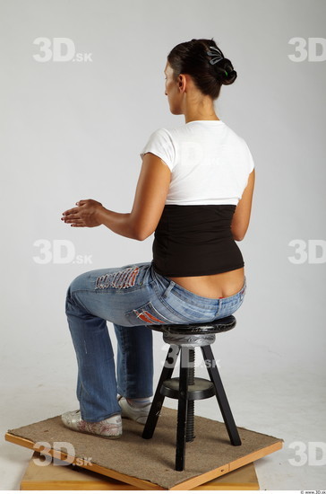 Whole Body Woman Artistic poses Casual Chubby Studio photo references