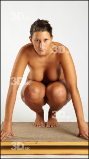 Whole Body Woman Nude Chubby Studio photo references