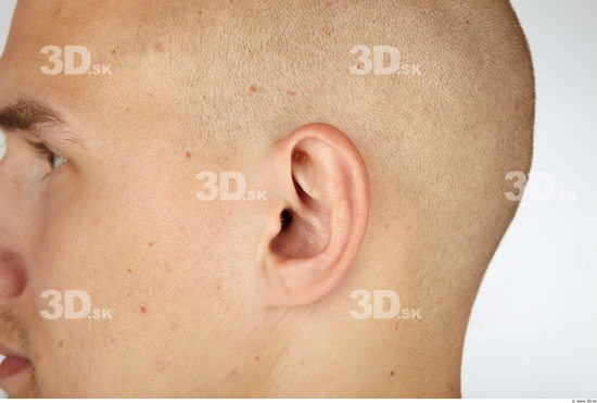 Ear Whole Body Man Animation references Nude Slim Studio photo references