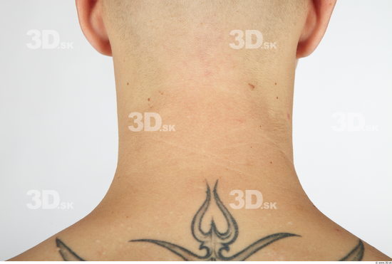 Neck Whole Body Man Animation references Tattoo Nude Slim Studio photo references