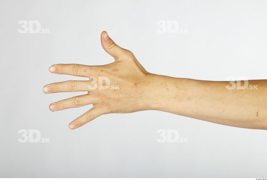 Hand Whole Body Man Animation references Nude Slim Studio photo references