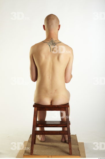 Whole Body Man Artistic poses White Nude Slim