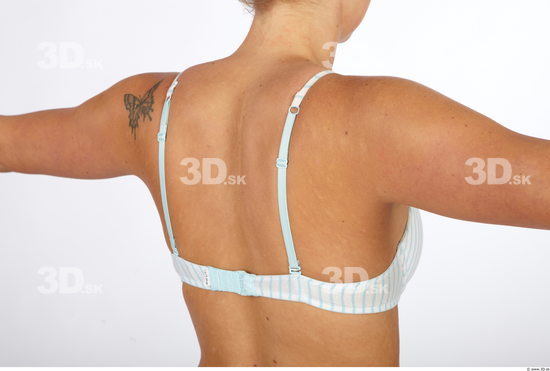 Back Woman Animation references Tattoo Underwear Bra Average Studio photo references