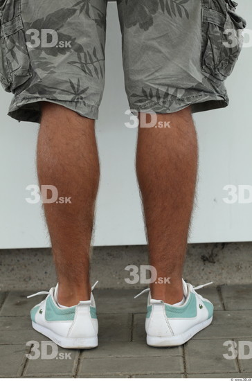 Calf Man Sports Shorts Slim Street photo references