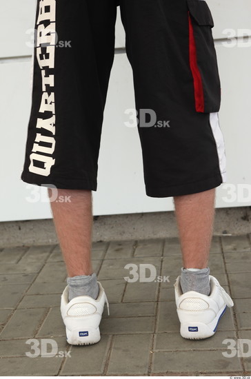 Calf Man Sports Shorts Slim Street photo references