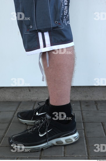 Calf Man Sports Shorts Average Street photo references