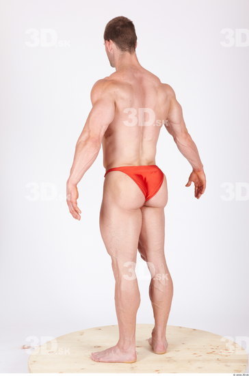 Whole Body Man Animation references Underwear Muscular Studio photo references