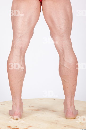 Calf Man Nude Muscular Studio photo references