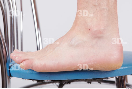 Foot Man Nude Muscular Studio photo references