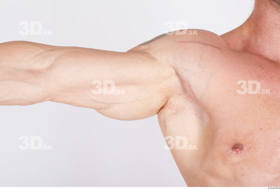 Arm Man Nude Muscular Studio photo references