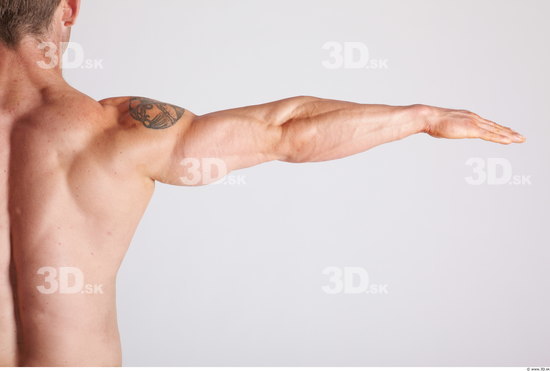 Arm Man Animation references White Underwear Muscular