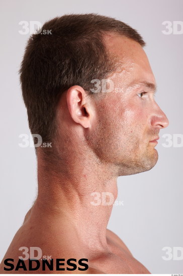 Head Emotions Man White Muscular