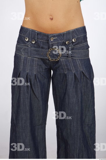 Thigh Woman Casual Jeans Average Studio photo references