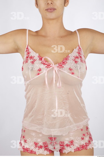 Upper Body Woman Underwear Singlet Average Studio photo references