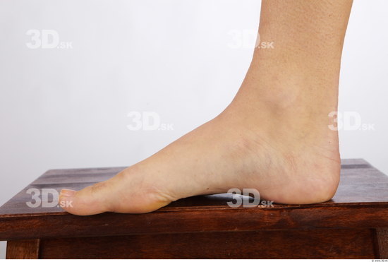 Foot Woman Nude Average Studio photo references