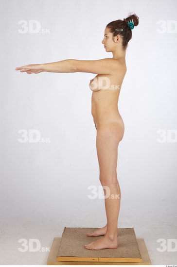 Woman Animation references Nude Average Studio photo references