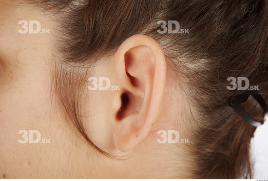 Ear Woman Average Studio photo references