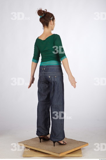 Whole Body Woman Animation references Casual Average Studio photo references