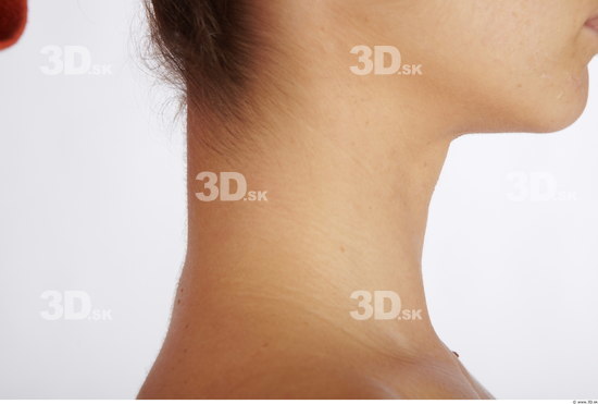 Neck Woman Nude Average Studio photo references