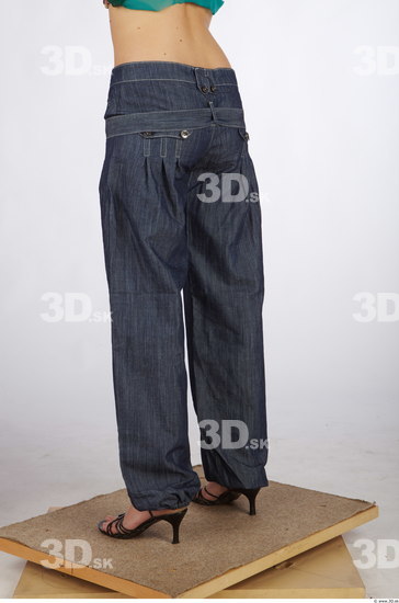 Leg Woman Casual Jeans Average Studio photo references