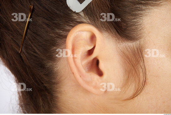 Ear Woman Average Studio photo references