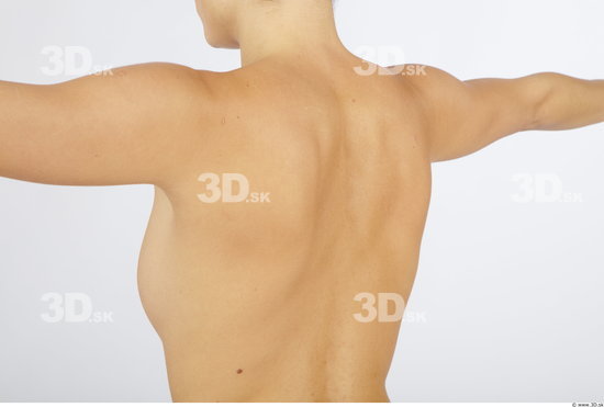 Back Woman Animation references Nude Slim Studio photo references