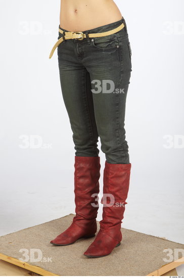 Leg Woman Animation references Casual Jeans Slim Studio photo references