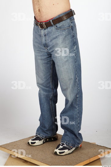 Leg Man Casual Jeans Average Studio photo references