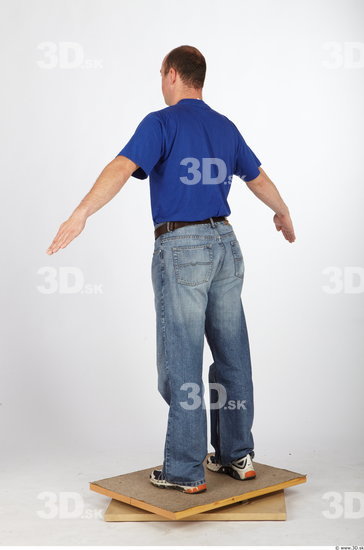 Whole Body Man Animation references Casual Average Studio photo references