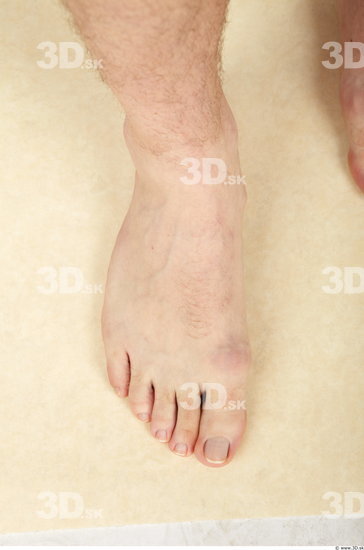 Foot Man Nude Average Studio photo references