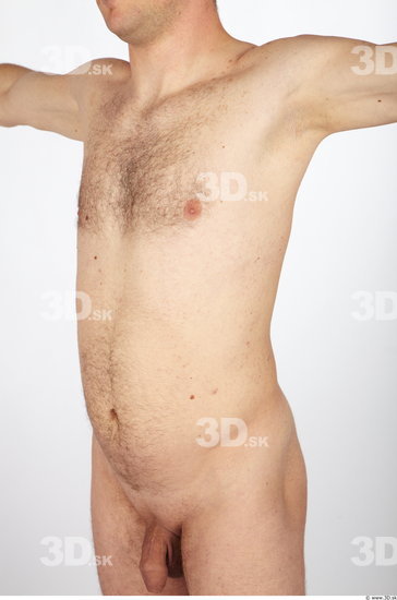 Upper Body Man Nude Average Studio photo references