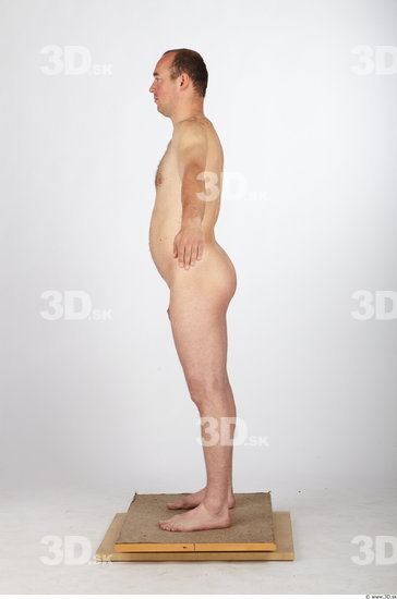 Whole Body Man Animation references Nude Average Studio photo references