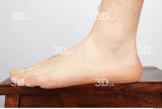 Foot Man Nude Average Studio photo references