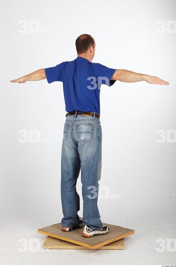 Whole Body Man T poses Casual Average Studio photo references