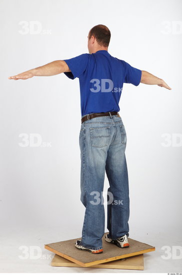 Whole Body Man T poses Casual Average Studio photo references