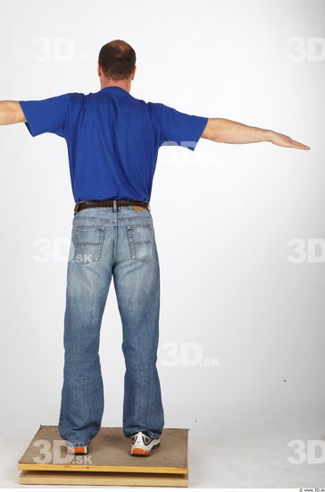 Whole Body Man T poses Casual Average Studio photo references