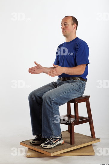 Whole Body Man Artistic poses Casual Average Studio photo references