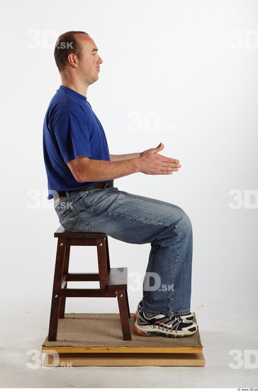 Whole Body Man Artistic poses Casual Average Studio photo references