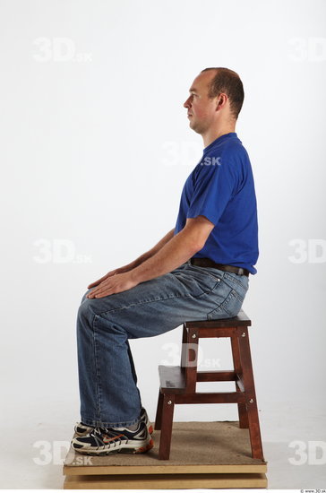 Whole Body Man Artistic poses Casual Average Studio photo references