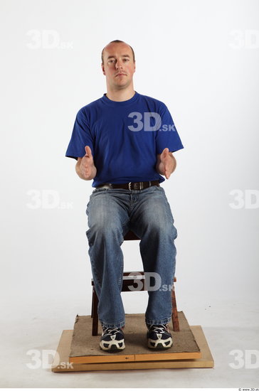 Whole Body Man Artistic poses Casual Average Studio photo references