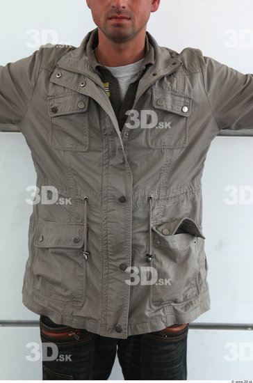 Upper Body Man Casual Jacket Average Street photo references