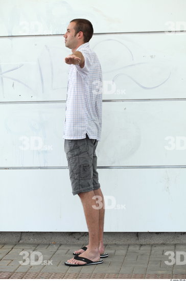 Whole Body Man T poses White Casual Average Street photo references