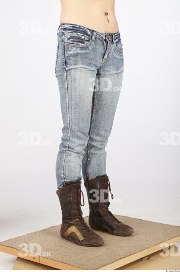 Leg Woman Animation references Casual Jeans Average Studio photo references