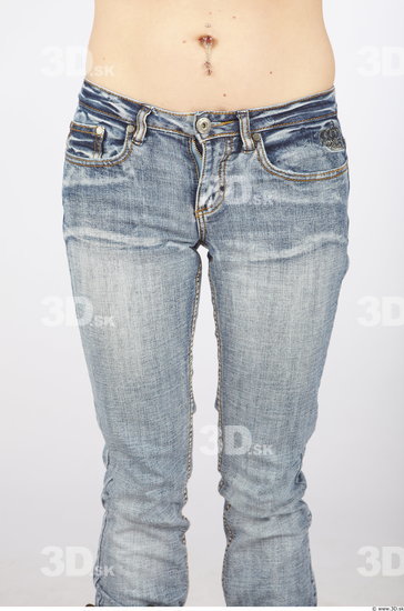 Thigh Woman Animation references Casual Jeans Average Studio photo references