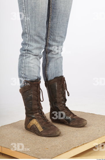 Calf Woman Animation references Casual Jeans Average Studio photo references