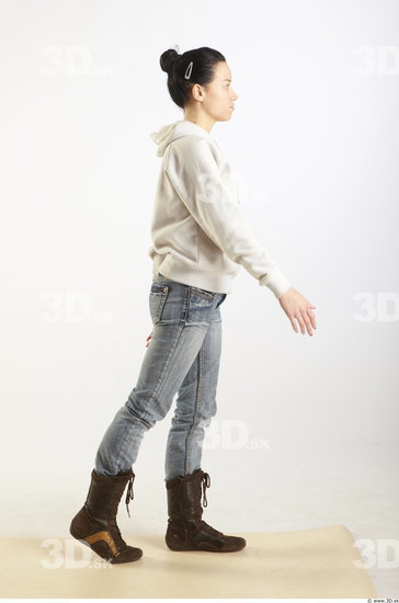 Whole Body Woman Artistic poses White Casual Average