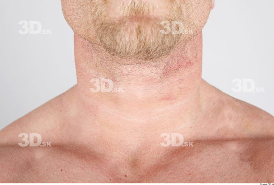 Neck Whole Body Man Nude Army Muscular Studio photo references